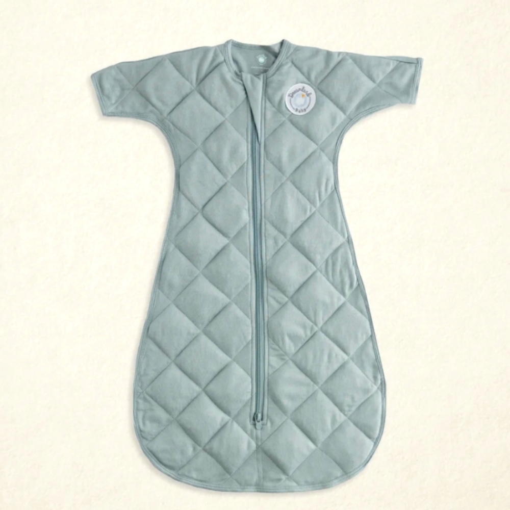 Sage Green Transitional Sleepsack with Front Zip